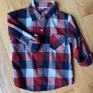 Red, White, and Blue 3T Flannel